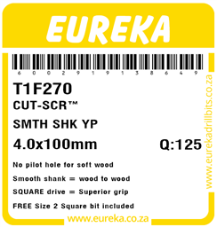 T1F270 - Cut Screw -T1F270_Label_T